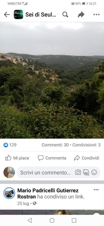 Stellaria Casa Vacanze In Montagna Panorama Stupendo Sardegna Seùlo Εξωτερικό φωτογραφία